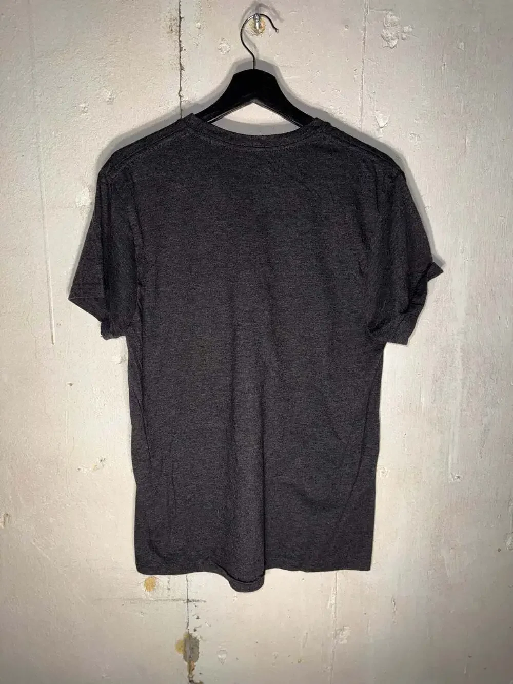Nirvana Charcoal Grey Graphic T-Shirt Rainbow Tie Dye Smiley Face Band Tee Size - Picture 2 of 3